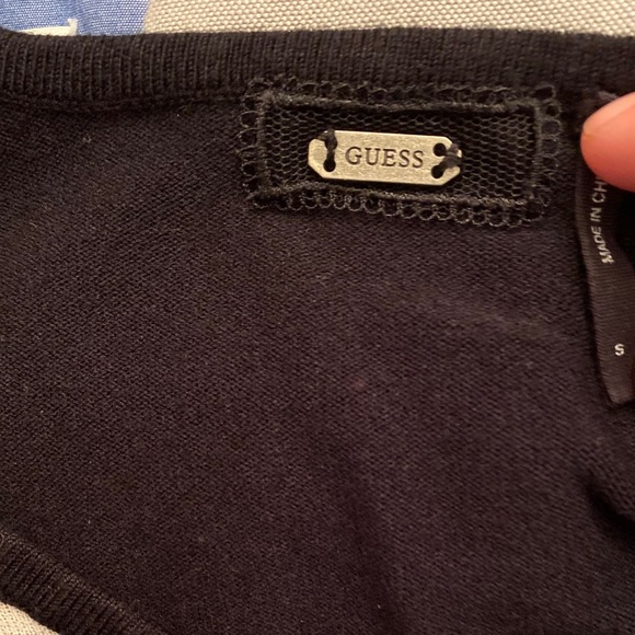 Guess Women’s Small Short Sleeve Zebra Print Stretchy Tunic - Picture 5 of 5